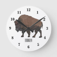 Bison cartoon illustration