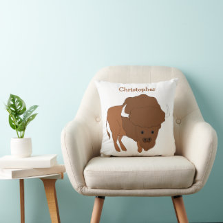 Bison Design Personalised Cushion