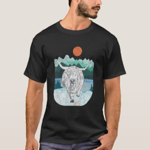 Bison Enthusiast Fluffy Cow Souvenir For Animal T-Shirt