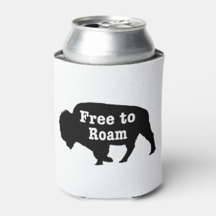 Bison Free To Roam Can Cooler