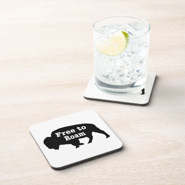 Bison Free To Roam Coaster (Right Side)