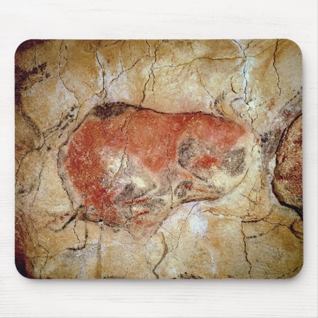 Bison from the Altamira Caves Mouse Mat (Front)