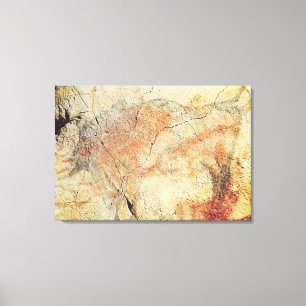 Bison, from the Caves at Altamira, c.15000 BC Canvas Print