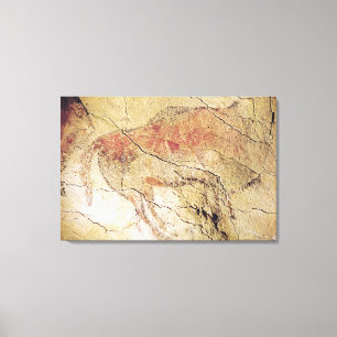 Bison from the Caves at Altamira, c.15000 BC Canvas Print
