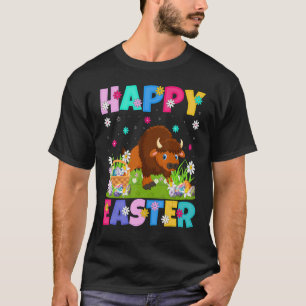 Bison   Happy Easter Bunny Bison Easter Sunday T-Shirt