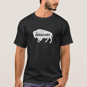 Bison HERBIVOROUS Vegan Vegetarian Eat Veg Inspire T-Shirt