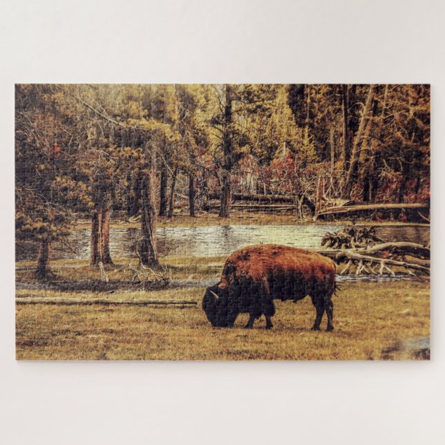 Bison Jigsaw Puzzle (Horizontal)