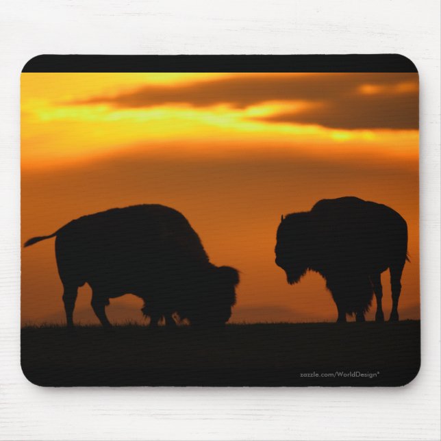 Bison Mouse Mat (Front)