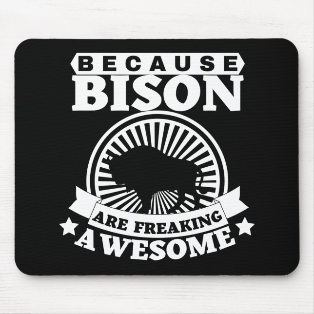 BISON MOUSE MAT (Front)