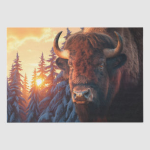 Bison Native American Buffalo Tissue Paper