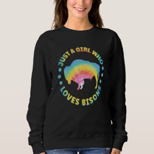 Bison Outfit Animal Apparel Retro Bison Accessorie Sweatshirt