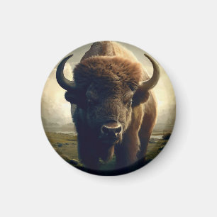 Bison Painting Magnet