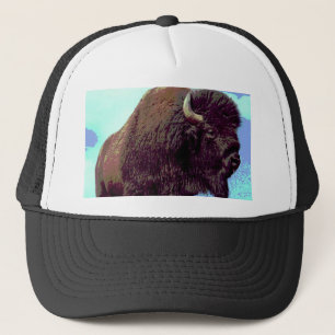 Bison Pop Art Trucker Hat