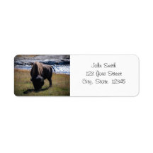 Bison Return Address Label