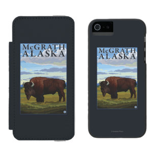 Bison Scene - McGrath, Alaska Incipio Watson™ iPhone 5 Wallet Case