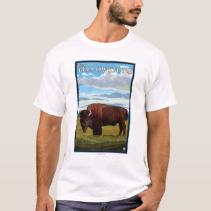 Bison Scene - West Yellowstone, Montana T-Shirt