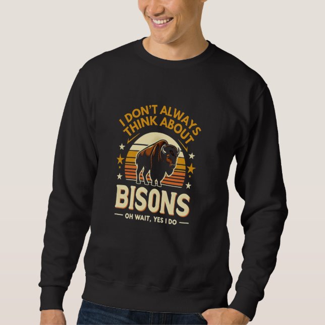 Bison Shirt Bison Lover Bisons (Front)