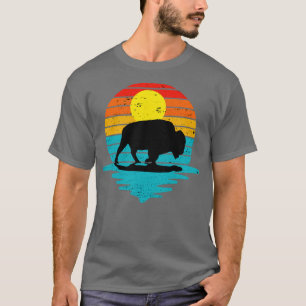 Bison Shirt Vintage American Bison Shirt Buffalo L
