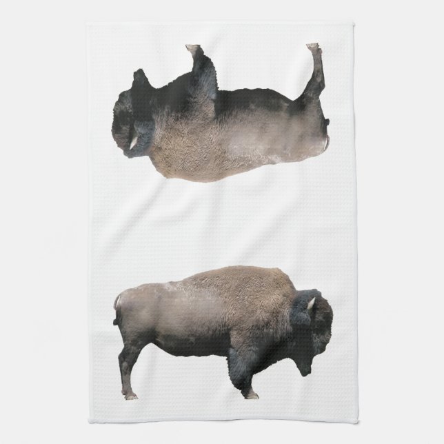 Bison Tea Towel (Vertical)