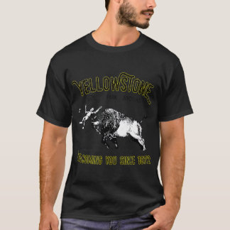 Bison Toss Yellowstone National Park Funny  T-Shirt