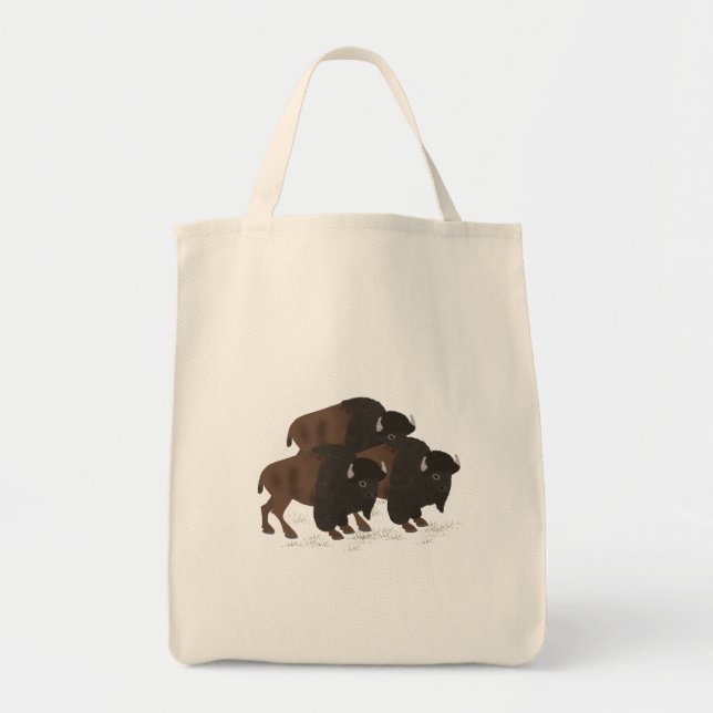 Bison Tote Bag (Front)