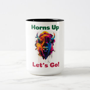 Bison Two-Tone Coffee Mug