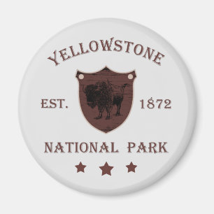 Bison Yellowstone National Park Magnet