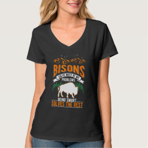 Bisons Solve Most Of My Problems Buffalo T-Shirt