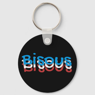 Bisous (kisses) key ring