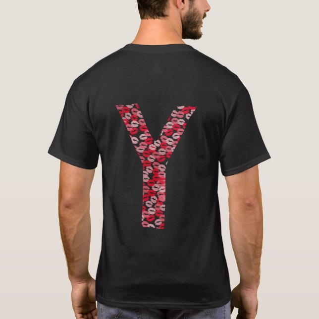 Bisous Letter Y t-shirt (Back)