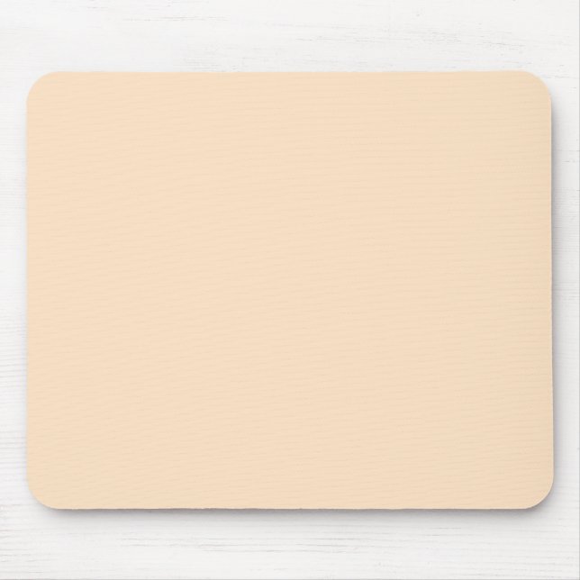 Bisque (solid color)  mouse mat (Front)