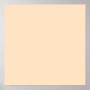 Bisque (solid colour) poster