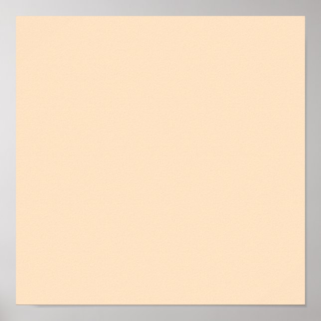 Bisque  (solid colour)  poster (Front)