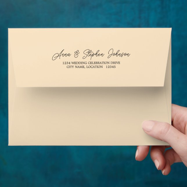 Bisque with Return Address Envelope (Hand)