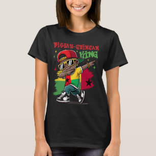 Bissau-guinean King Dabbing Guinea-Bissau Flag Pri T-Shirt