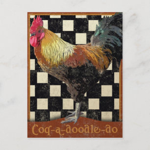 Bisto Rooster Postcard