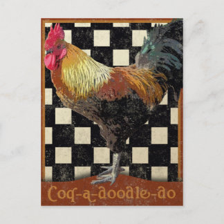 Bisto Rooster Postcard