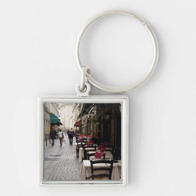 Bistro in Paris 2 Key Ring (Front)