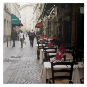 Bistro in Paris 2 Tile