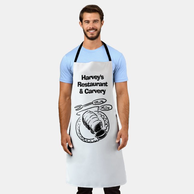 Bistro, Restaurant, Cafe or Carvery Business. Adul Apron (Worn)