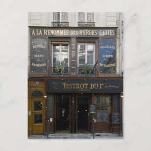 Bistrot Dui ~ Wine Bar ~ Restaurant ~ Paris France Postcard