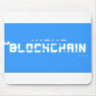 Bit glitch blockchain mouse mat