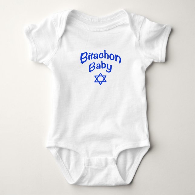 Bitachon Baby Blue  Bodysuit (Front)