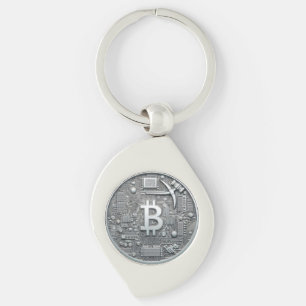 BitCap Keychain Silver