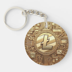 BitCap Lite Coin Symbol Key Ring