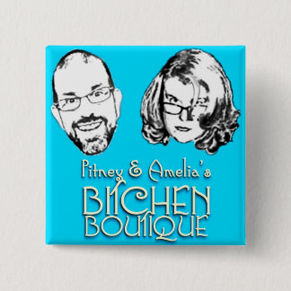 Bitchen Boutique Logo Square Button