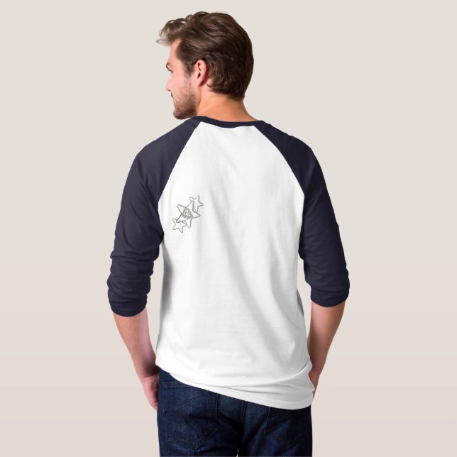 #bitchigothitz raglan 3/4 T-Shirt (Back Full)