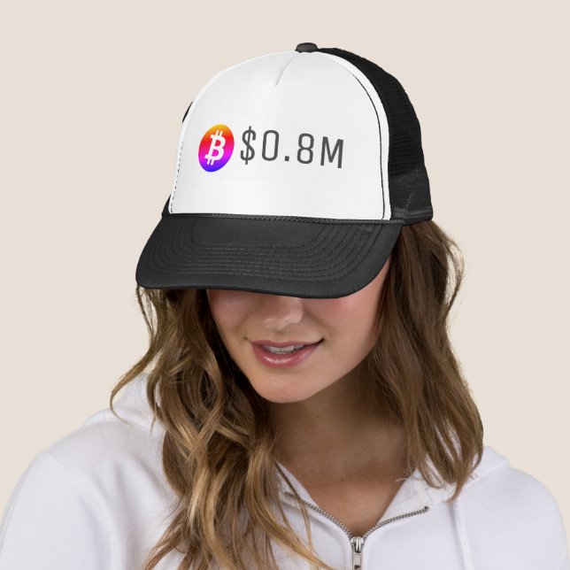 Bitcoin $0.8M ($800K) One Million Trucker Hat (In Situ)