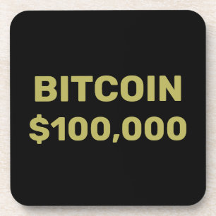 Bitcoin 100000 Celebration Coaster