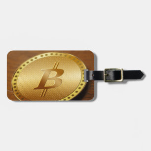 Bitcoin 2 luggage tag